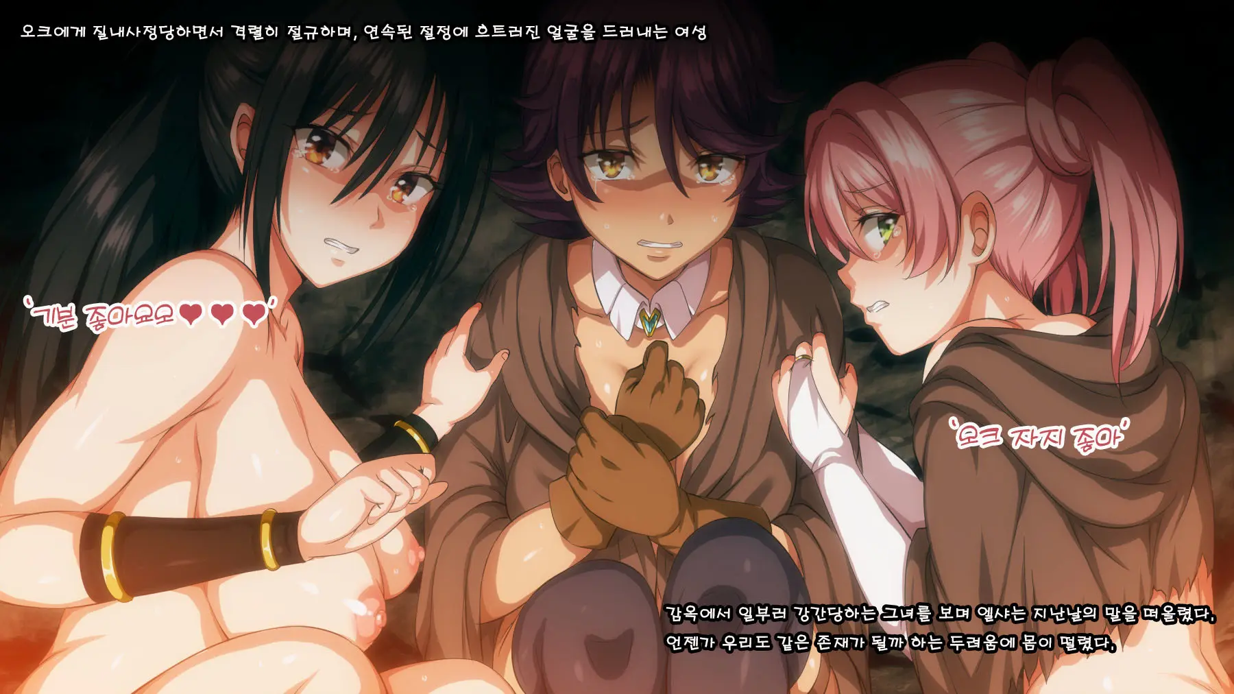 Mamono No Nie 2 ~Ishu No Ko O Haranda Boukensha-Tachi~ | 마물의 희생양 2 ~괴물의 새끼를 임신한 모험가들~